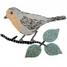 Support en Bois forme d’Oiseau sur sa branche pour Mosaïque 26 cm