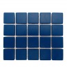 Emaux de Briare Mazurka couleur SAPHIR bleu électrique mats pour mosaïque 2,5 × 2,5 cm vendus sur filet