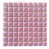 Mini-porcelaine 1 × 1 cm couleur LILAS violet pour mosaïque vendue à la plaque