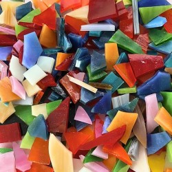 Assortiment de mini chutes de verre américain vendu par 200 g