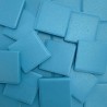 Emaux de Briare Mazurka couleur TURQUOISE bleu mats pour mosaïque 2,5 × 2,5 cm vendus par 100 g