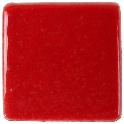 Emaux de Briare couleur PIVOINE rouge brillants pour mosaïque 2,5 × 2,5 cm