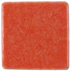 Emaux de Briare couleur ZINNIA corail brillants pour mosaïque 2,5 × 2,5 cm