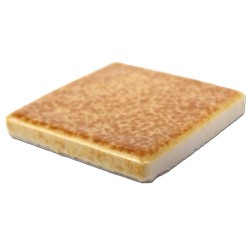 Emaux de Briare couleur CORIANDRE caramel brillants pour mosaïque 2,5 × 2,5 cm