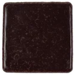 Emaux de Briare couleur CACAO marron foncé brillants pour mosaïque 2,5 × 2,5 cm