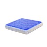 Emaux de Briare ASTER bleu azur brillants pour mosaïque 2,5 × 2,5 cm au m2 vendus par boîte de 9 plaques