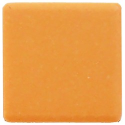 Emaux de Briare Mazurka couleur TOPAZE orange clair mats pour mosaïque 2,5 × 2,5 cm vendus par 100 g sur trame