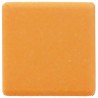 Emaux de Briare Mazurka couleur TOPAZE orange clair mats pour mosaïque 2,5 × 2,5 cm vendus par 100 g sur trame