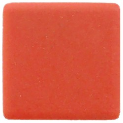 Emaux de Briare Mazurka couleur MINIUM orange foncé mats pour mosaïque 2,5 × 2,5 cm vendus par 100 g sur trame