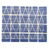 Emaux de Briare Mazurka couleur SAPHIR bleu électrique mats pour mosaïque 2,5 × 2,5 cm vendus sur filet