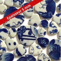 Galets japonais BLEU DE CHINE vendus par 200g