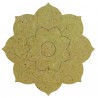 Support en Bois forme de Mandala pour Mosaïque 26 cm