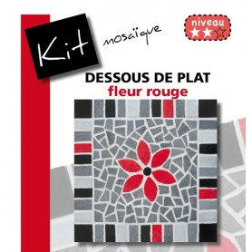 Kit Mosaïque Joint Béton Tableau Fleur Edition Limitée