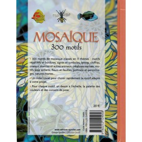 Livre Mosaïque 300 motifs de Teresa Mills aux Editions Eyrolles 4ème de couverture