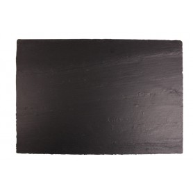 Ardoise naturelle de taille moyenne rectangle 17 × 22 cm pour mosaïque ou autres techniques de loisirs créatifs verso