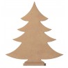 Support Bois en forme de Sapin avec pied pour Mosaïque 25 cm