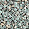 Micro-porcelaine 5 × 5 mm couleur BRUME bleu clair pour mosaïque