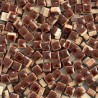 Micro-porcelaine 5 × 5 mm couleur CHOCOLAT marron pour mosaïque