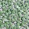 Micro-porcelaine 5 × 5 mm couleur LOTUS vert clair pour mosaïque