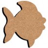 Mini support Bois forme de Poisson pour Mosaïque 14 cm