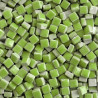 Micro-porcelaine 5 × 5 mm couleur ANIS vert pour mosaïque