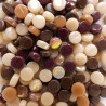 Mini-cabochons XS CHOCOLAT CARAMEL marron vendus par 100 g