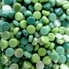 Mini-cabochons XS AVOCAT vert vendus par 100 g