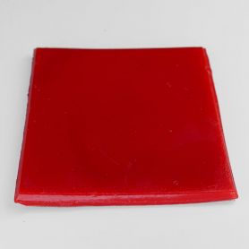 Verre Albertini opaque ROUGE DU PÉROU de côté endroit