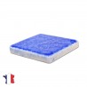 Emaux de Briare couleur ASTER bleu azur brillants pour mosaïque 2,5 × 2,5 cm vue de profil