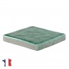 Emaux de Briare couleur BUIS vert sapin brillants pour mosaïque 2,5 × 2,5 cm vue de profil