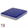 Emaux de Briare couleur DANUBE bleu nuit brillants pour mosaïque 2,5 × 2,5 cm vue de profil