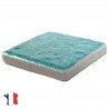 Emaux de Briare couleur FIDJI vert turquoise brillants pour mosaïque 2,5 × 2,5 cm vue de profil