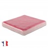 Emaux de Briare couleur FUCHSIA rose brillants pour mosaïque 2,5 × 2,5 cm vue de profil