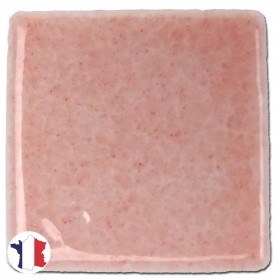 Emaux de Briare couleur CAMÉLIA rose layette brillants pour mosaïque 2,5 × 2,5 cm