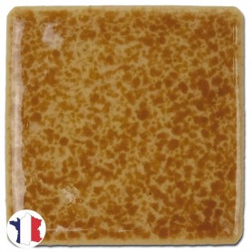 Emaux de Briare couleur CORIANDRE caramel brillants pour mosaïque 2,5 × 2,5 cm 