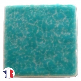 Emaux de Briare couleur FIDJI vert turquoise brillants pour mosaïque 2,5 × 2,5 cm