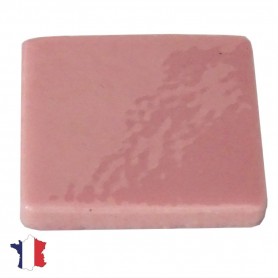 Emaux de Briare couleur ROSE BONBON pour mosaïque 2,5 × 2,5 cm vendus par 100 g