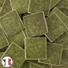 Emaux de Briare couleur ORTIE vert mousse brillants pour mosaïque 2,5 × 2,5 cm vendus par 100 g