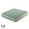 Emaux de Briare IVRAIE vert tendre brillants pour mosaïque 2,5 × 2,5 cm au m2 vendus par boîte de 9 plaques