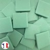 Emaux de Briare Mazurka couleur ÉMERAUDE vert feuille mats pour mosaïque 2,5 × 2,5 cm vendus par 100 g