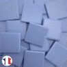 Emaux de Briare Mazurka couleur LAZULI bleu clair mats pour mosaïque 2,5 × 2,5 cm vendus par 100 g