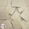 Emaux de Briare Mazurka couleur MASTIC beige clair mats pour mosaïque 2,5 × 2,5 cm vendus par 100 g