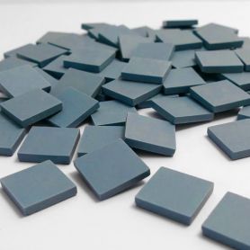 Grès cérame Bleu mat 2 × 2 cm vendu au 100 g