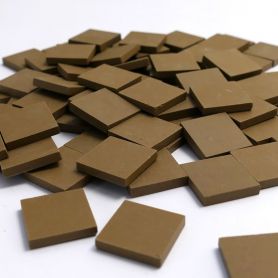 Grès cérame Caramel mat 2 × 2 cm vendu au 100 g