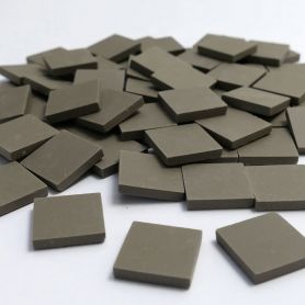 Grès cérame Gris mat 2 × 2 cm vendu au 100 g